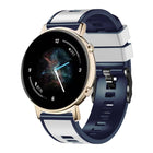 Plain Weave Two-color Silicone Watch Band