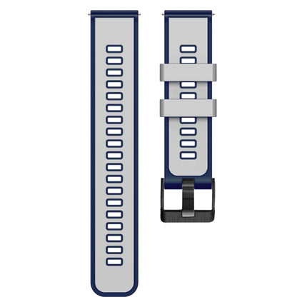 Plain Weave Two-color Silicone Watch Band
