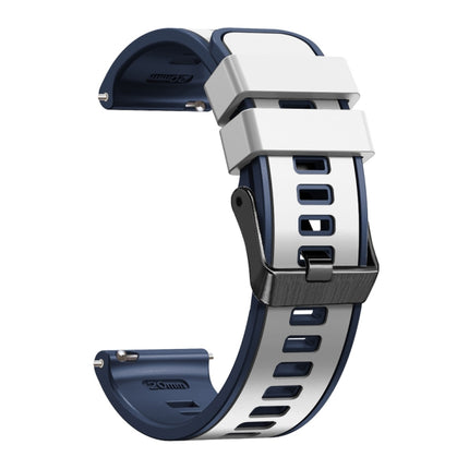 Plain Weave Two-color Silicone Watch Band, For Samsung Galaxy Watch 5 Pro 45mm - DealBuddy