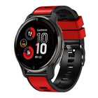 Plain Weave Two-color Silicone Watch Band, For Samsung Galaxy Watch 5 Pro 45mm - DealBuddy