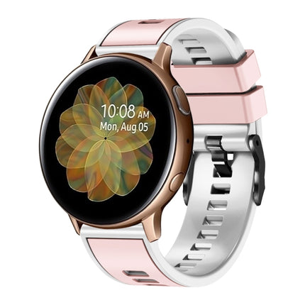 Plain Weave Two-color Silicone Watch Band, For Samsung Galaxy Watch 5 Pro 45mm - DealBuddy