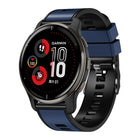Plain Weave Two-color Silicone Watch Band, For Samsung Galaxy Watch 5 Pro 45mm - DealBuddy
