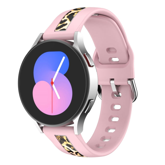 Vertical Grain Printing Silicone Watch Band, For Samsung Galaxy Watch 5 40mm / 44mm, For Samsung Galaxy Watch 5 Pro 45mm - DealBuddy