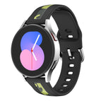 For Samsung Galaxy Watch 5 40mm / 44mm / Black Green Camouflage