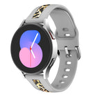Vertical Grain Printing Silicone Watch Band