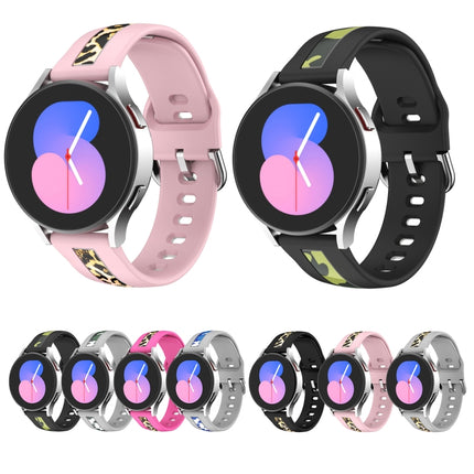Vertical Grain Printing Silicone Watch Band, For Samsung Galaxy Watch 5 40mm / 44mm, For Samsung Galaxy Watch 5 Pro 45mm - DealBuddy