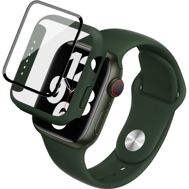 imak Silicone Watch Band PC Frame with Tempered Glass Film, For Apple Watch SE 2022 40mm, For Apple Watch SE 2022 44mm - DealBuddy