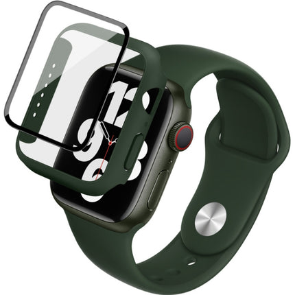 imak Silicone Watch Band PC Frame with Tempered Glass Film, For Apple Watch SE 2022 40mm, For Apple Watch SE 2022 44mm - DealBuddy