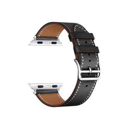 imak PG1 Series Leather Watch Band, For Apple Watch Series 4/5/6/SE 1/2/3 40mm, For Apple Watch Series 4/5/6/SE 1/2/3 44mm, For Apple Watch Series 8 41mm, For Apple Watch Series 8 45mm - DealBuddy