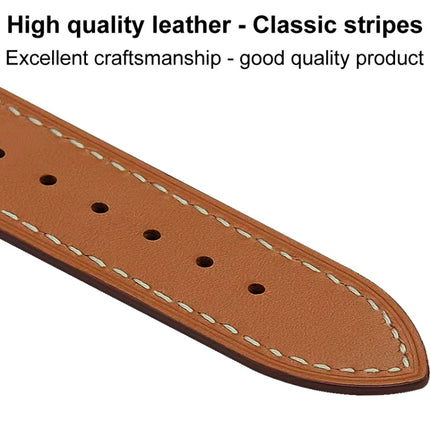 imak PG1 Series Leather Watch Band, For Apple Watch Series 4/5/6/SE 1/2/3 40mm, For Apple Watch Series 4/5/6/SE 1/2/3 44mm, For Apple Watch Series 8 41mm, For Apple Watch Series 8 45mm - DealBuddy