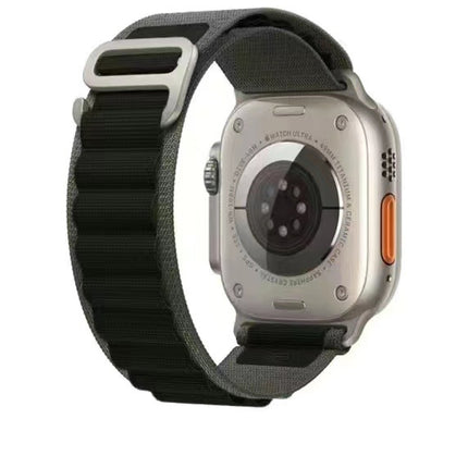 Breathable Two-color Nylon Watch Band For Apple Watch, Ultra 49mm / Series 8&7 45mm / SE 2&6&SE&5&4 44mm / 3&2&1 42mm, Series 8&7 41mm / SE 2&6&SE&5&4 40mm / 3&2&1 38mm - DealBuddy