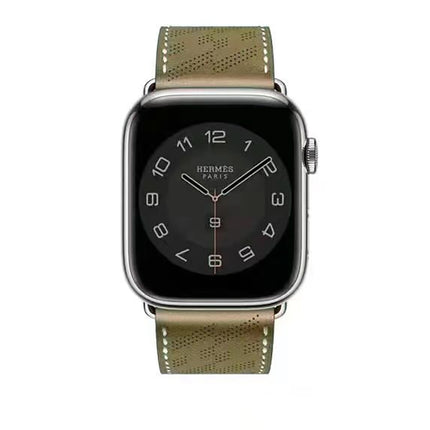Microporous Leather Strap, For Apple Watch Ultra 49mm / Series 8&7 45mm / SE 2&6&SE&5&4 44mm / 3&2&1 42mm, For Apple Watch Series 8&7 41mm / SE 2&6&SE&5&4 40mm / 3&2&1 38mm - DealBuddy