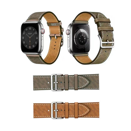 Microporous Leather Strap, For Apple Watch Ultra 49mm / Series 8&7 45mm / SE 2&6&SE&5&4 44mm / 3&2&1 42mm, For Apple Watch Series 8&7 41mm / SE 2&6&SE&5&4 40mm / 3&2&1 38mm - DealBuddy