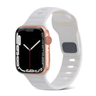 Sports Silicone Watch Band, For Apple Watch Ultra 49mm / Series 8&7 45mm / SE 2&6&SE&5&4 44mm / 3&2&1 42mm, For Apple Watch Series 8&7 41mm / SE 2&6&SE&5&4 40mm / 3&2&1 38mm - DealBuddy