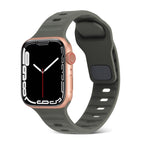 For Apple Watch Ultra 49mm / Series 8&7 45mm / SE 2&6&SE&5&4 44mm / 3&2&1 42mm / Blackish Green
