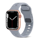 Sports Silicone Watch Band, For Apple Watch Ultra 49mm / Series 8&7 45mm / SE 2&6&SE&5&4 44mm / 3&2&1 42mm, For Apple Watch Series 8&7 41mm / SE 2&6&SE&5&4 40mm / 3&2&1 38mm - DealBuddy