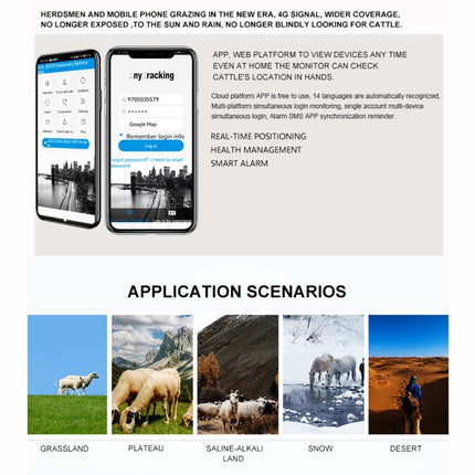 RF-V24 4G Solar GPS Tracking Locator Livestock Tracker, with 2G Memory, with 4G Memory - DealBuddy