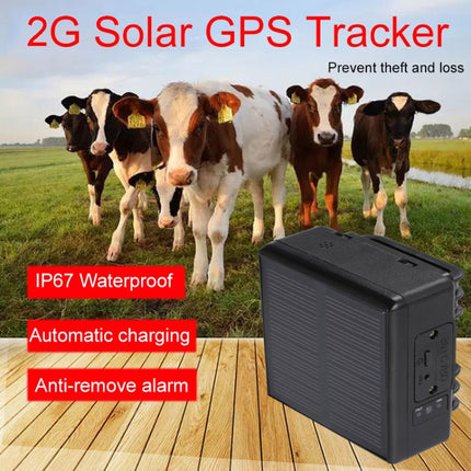 RF-V24 4G Solar GPS Tracking Locator Livestock Tracker, with 2G Memory, with 4G Memory - DealBuddy