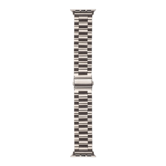 Strains Metal Watch Band, For Apple Watch Ultra 49mm / Series 8&7 45mm / SE 2&6&SE&5&4 44mm / 3&2&1 42mm, For Apple Watch Series 8&7 41mm / SE 2&6&SE&5&4 40mm / 3&2&1 38mm - DealBuddy