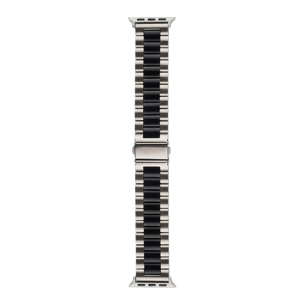 Strains Metal Watch Band, For Apple Watch Ultra 49mm / Series 8&7 45mm / SE 2&6&SE&5&4 44mm / 3&2&1 42mm, For Apple Watch Series 8&7 41mm / SE 2&6&SE&5&4 40mm / 3&2&1 38mm - DealBuddy