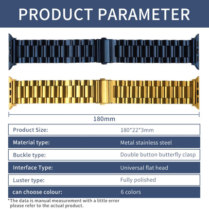 Strains Metal Watch Band, For Apple Watch Ultra 49mm / Series 8&7 45mm / SE 2&6&SE&5&4 44mm / 3&2&1 42mm, For Apple Watch Series 8&7 41mm / SE 2&6&SE&5&4 40mm / 3&2&1 38mm - DealBuddy
