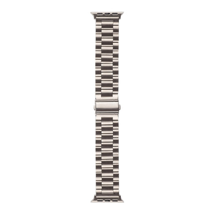 Strains Metal Watch Band, For Apple Watch Ultra 49mm / Series 8&7 45mm / SE 2&6&SE&5&4 44mm / 3&2&1 42mm, For Apple Watch Series 8&7 41mm / SE 2&6&SE&5&4 40mm / 3&2&1 38mm - DealBuddy