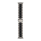 For Apple Watch Series 8&7 41mm / SE 2&6&SE&5&4 40mm / 3&2&1 38mm / Silver+Black