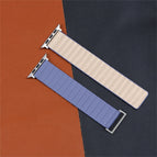 For Apple Watch Ultra 49mm / Series 8&7 45mm / SE 2&6&SE&5&4 44mm / 3&2&1 42mm / Lavender+Beige