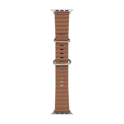 Ocean Style Leather Watch Strap, For Apple Watch Ultra 49mm / Series 8&7 45mm / SE 2&6&SE&5&4 44mm / 3&2&1 42mm, For Apple Watch Ultra 49mm / Series 8&7 45mm /, For Apple Watch Series 8&7 41mm / SE 2&6&SE&5&4 40mm / 3&2&1 38mm - DealBuddy