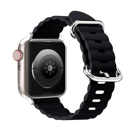 Ocean Style Leather Watch Strap, For Apple Watch Ultra 49mm / Series 8&7 45mm / SE 2&6&SE&5&4 44mm / 3&2&1 42mm, For Apple Watch Ultra 49mm / Series 8&7 45mm /, For Apple Watch Series 8&7 41mm / SE 2&6&SE&5&4 40mm / 3&2&1 38mm - DealBuddy