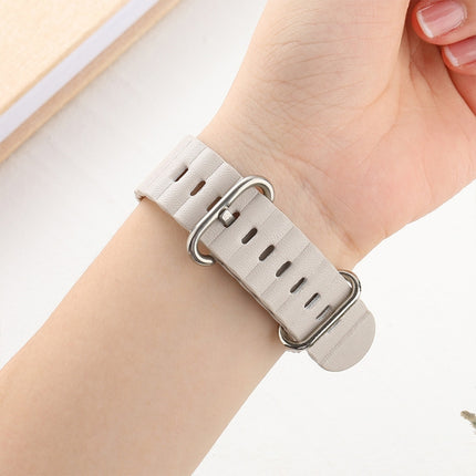 Ocean Style Leather Watch Strap, For Apple Watch Ultra 49mm / Series 8&7 45mm / SE 2&6&SE&5&4 44mm / 3&2&1 42mm, For Apple Watch Ultra 49mm / Series 8&7 45mm /, For Apple Watch Series 8&7 41mm / SE 2&6&SE&5&4 40mm / 3&2&1 38mm - DealBuddy