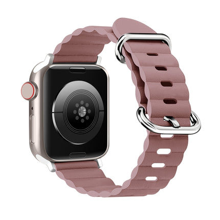 Ocean Style Leather Watch Strap, For Apple Watch Ultra 49mm / Series 8&7 45mm / SE 2&6&SE&5&4 44mm / 3&2&1 42mm, For Apple Watch Ultra 49mm / Series 8&7 45mm /, For Apple Watch Series 8&7 41mm / SE 2&6&SE&5&4 40mm / 3&2&1 38mm - DealBuddy