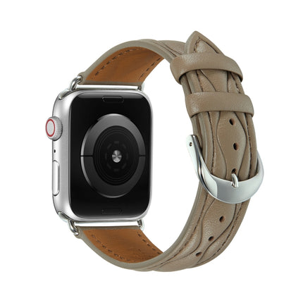 Hyperbolic Wave Leather Strap, For Apple Watch Ultra 49mm / Series 8&7 45mm /, For Apple Watch Series 8&7 41mm / - DealBuddy