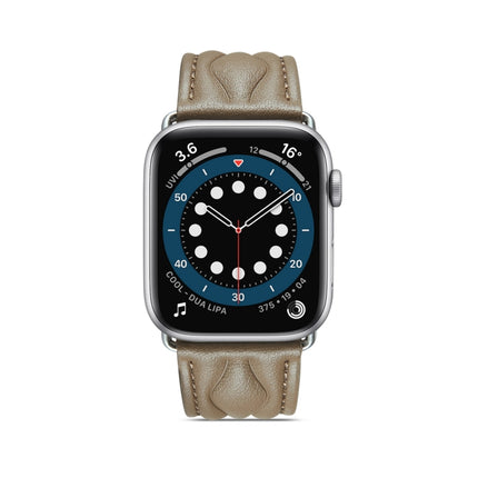 Hyperbolic Wave Leather Strap, For Apple Watch Ultra 49mm / Series 8&7 45mm /, For Apple Watch Series 8&7 41mm / - DealBuddy