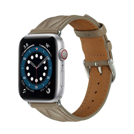 Hyperbolic Wave Leather Strap, For Apple Watch Ultra 49mm / Series 8&7 45mm /, For Apple Watch Series 8&7 41mm / - DealBuddy