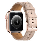 Fluted Leather Strap, For Apple Watch Ultra 49mm / Series 8&7 45mm / SE 2&6&SE&5&4 44mm / 3&2&1 42mm, For Apple Watch Ultra 49mm / Series 8&7 45mm /, For Apple Watch Series 8&7 41mm / SE 2&6&SE&5&4 40mm / 3&2&1 38mm - DealBuddy