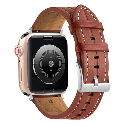 Fluted Leather Strap, For Apple Watch Ultra 49mm / Series 8&7 45mm / SE 2&6&SE&5&4 44mm / 3&2&1 42mm, For Apple Watch Ultra 49mm / Series 8&7 45mm /, For Apple Watch Series 8&7 41mm / SE 2&6&SE&5&4 40mm / 3&2&1 38mm - DealBuddy