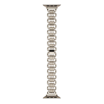 U-chain Metal Watch Band, For Apple Watch Ultra 49mm / Series 8&7 45mm / SE 2&6&SE&5&4 44mm / 3&2&1 42mm, For Apple Watch Series 8&7 41mm / SE 2&6&SE&5&4 40mm / 3&2&1 38mm - DealBuddy