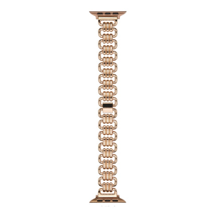 U-chain Metal Watch Band, For Apple Watch Ultra 49mm / Series 8&7 45mm / SE 2&6&SE&5&4 44mm / 3&2&1 42mm, For Apple Watch Series 8&7 41mm / SE 2&6&SE&5&4 40mm / 3&2&1 38mm - DealBuddy