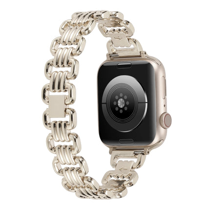 U-chain Metal Watch Band, For Apple Watch Ultra 49mm / Series 8&7 45mm / SE 2&6&SE&5&4 44mm / 3&2&1 42mm, For Apple Watch Series 8&7 41mm / SE 2&6&SE&5&4 40mm / 3&2&1 38mm - DealBuddy