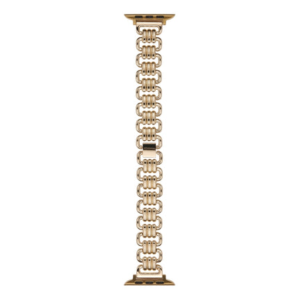 U-chain Metal Watch Band, For Apple Watch Ultra 49mm / Series 8&7 45mm / SE 2&6&SE&5&4 44mm / 3&2&1 42mm, For Apple Watch Series 8&7 41mm / SE 2&6&SE&5&4 40mm / 3&2&1 38mm - DealBuddy
