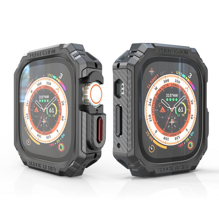 TPU + PC Carbon Fiber Shockproof Case For Apple Watch, Ultra 3 / 2 / 1 49mm - DealBuddy