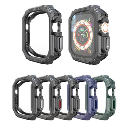 TPU + PC Carbon Fiber Shockproof Case For Apple Watch