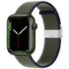 For Apple Watch Series 8&7 41mm / SE 2&6&SE&5&4 40mm / 3&2&1 38mm / Olive Green
