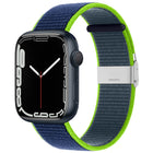 Metal Buckle Nylon Strap, For Apple Watch Series 8&7 41mm / SE 2&6&SE&5&4 40mm / 3&2&1 38mm, For Apple Watch Ultra 49mm / Series 8&7 45mm / SE 2&6&SE&5&4 44mm / 3&2&1 42mm - DealBuddy