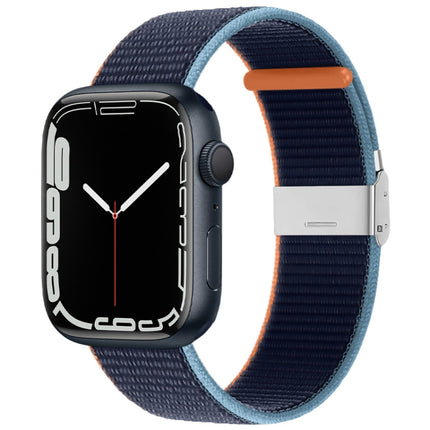 Metal Buckle Nylon Strap, For Apple Watch Series 8&7 41mm / SE 2&6&SE&5&4 40mm / 3&2&1 38mm, For Apple Watch Ultra 49mm / Series 8&7 45mm / SE 2&6&SE&5&4 44mm / 3&2&1 42mm - DealBuddy