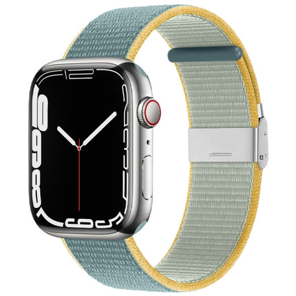 Metal Buckle Nylon Strap, For Apple Watch Series 8&7 41mm / SE 2&6&SE&5&4 40mm / 3&2&1 38mm, For Apple Watch Ultra 49mm / Series 8&7 45mm / SE 2&6&SE&5&4 44mm / 3&2&1 42mm - DealBuddy