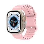 For Apple Watch Ultra 49mm / Series 8&7 45mm / SE 2&6&SE&5&4 44mm / 3&2&1 42mm / Pink