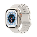 For Apple Watch Ultra 49mm / Series 8&7 45mm / SE 2&6&SE&5&4 44mm / 3&2&1 42mm / White