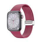 For Apple Watch Series 8&7 41mm / SE 2&6&SE&5&4 40mm / 3&2&1 38mm / Wine Red